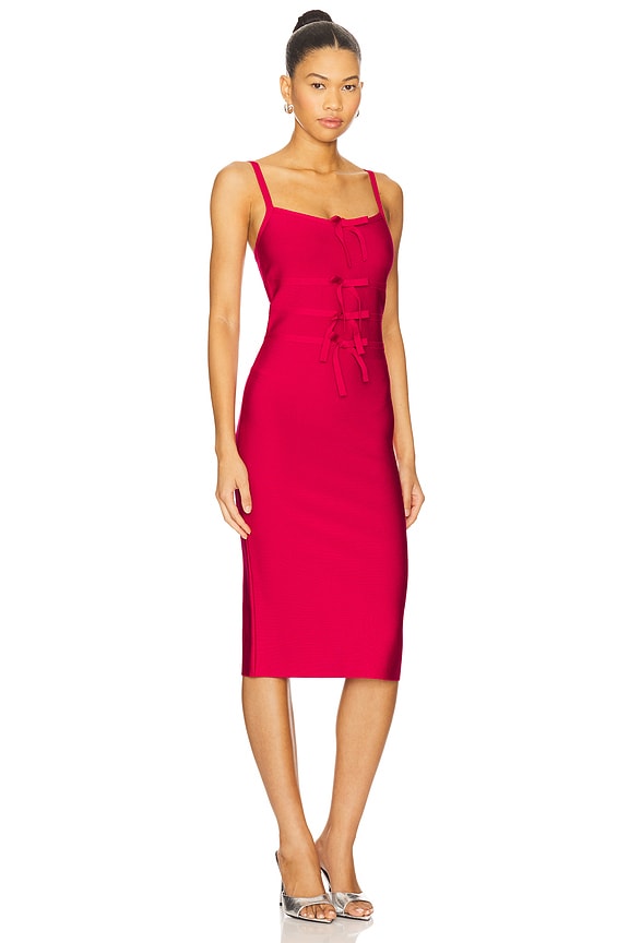 view 2 of 3 Alicia Dress in Hibiscus