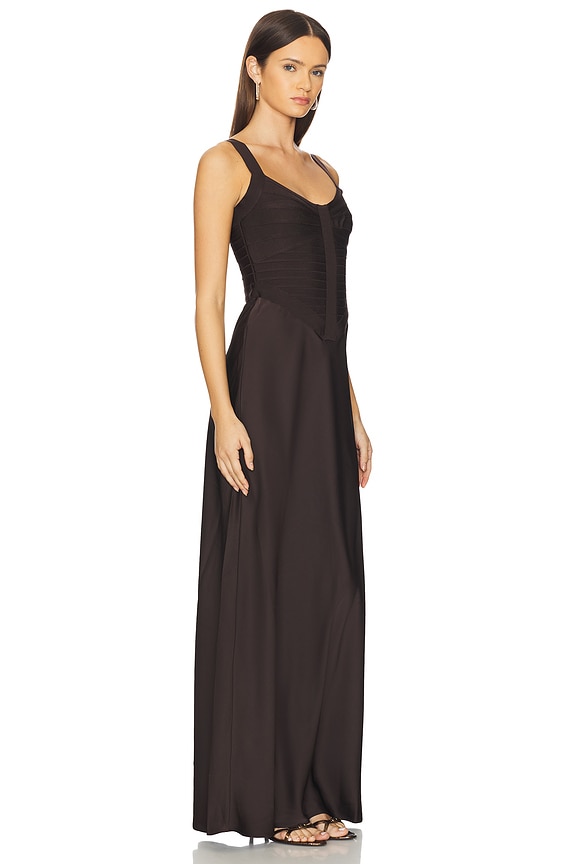 view 2 of 3 The Samantha Gown in Walnut