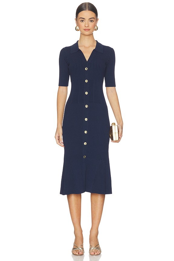 view 1 of 3 VESTIDO MIDI INDRA in Storm