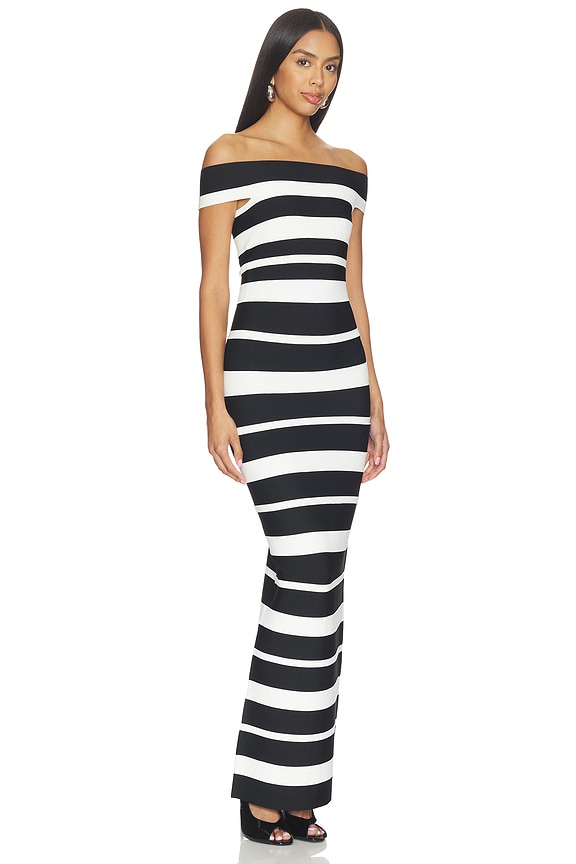 view 2 of 3 MAXIVESTIDO KIVA in Blk Alab Cmb