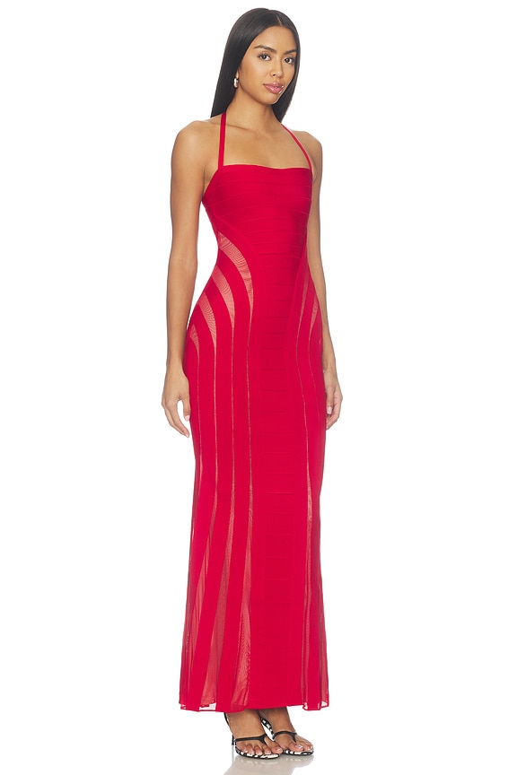 view 2 of 3 The Katie Gown in Rouge