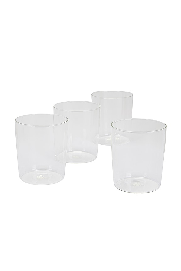 view 2 of 4 Essential Set Of 4 Medium Glasses in Clear