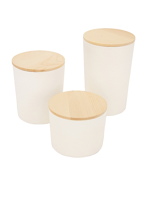 view 2 of 4 Essential Storage Containers in Ivory
