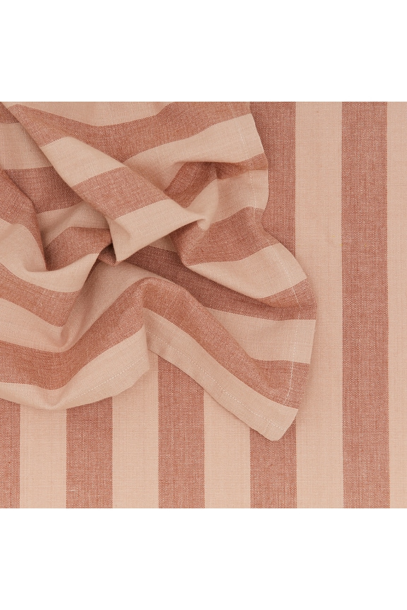 view 2 of 2 Essential Striped Dinner Napkin in Blush & Terracotta