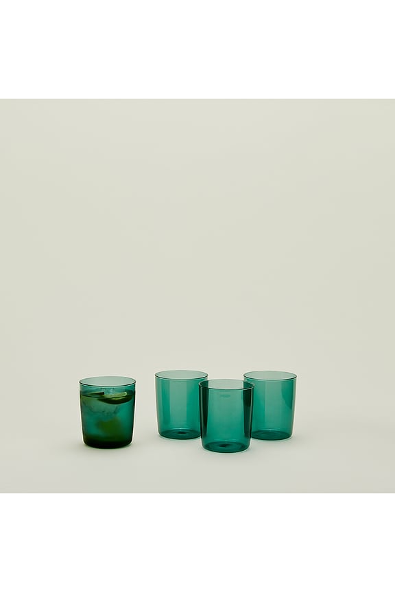 view 2 of 2 Essential Glassware Set Of 4 in Peacock