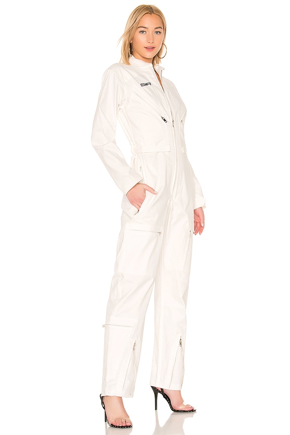 view 2 of 3 Neo Noir Boiler Jumpsuit in White