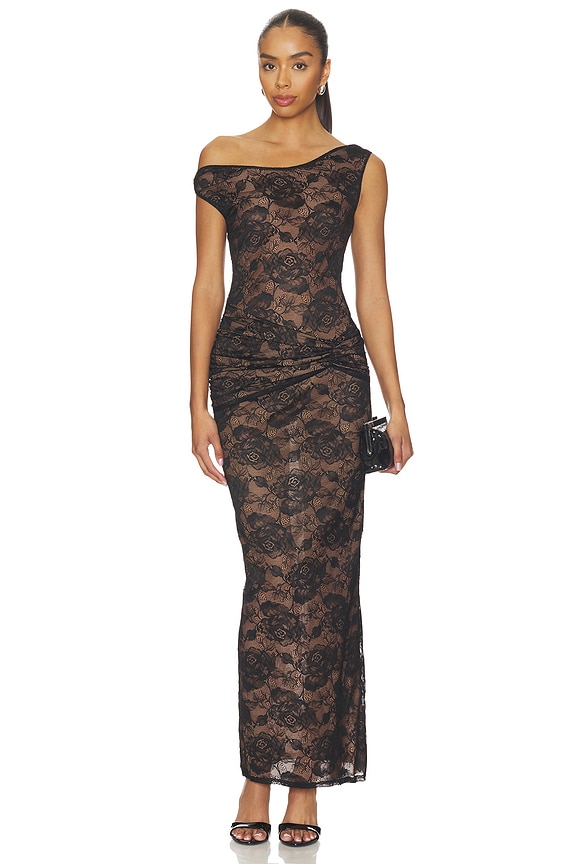 view 1 of 3 VESTIDO CORRINE MAXI in Black