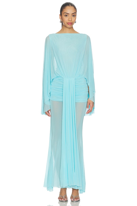 view 2 of 5 VESTIDO ELARIA MAXI in Blue
