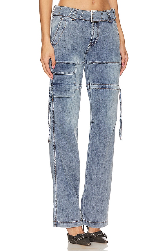 view 2 of 4 КАРГО NAIMA in Denim Blue