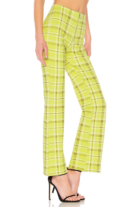 view 2 of 4 PANTALON POLARIS in Green Check