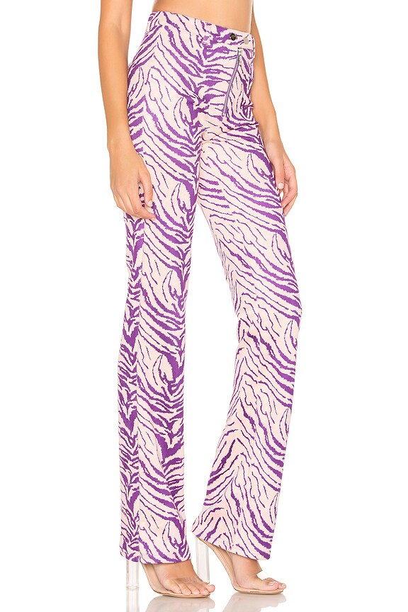 view 2 of 4 Kiki Pant in Purple Zebra