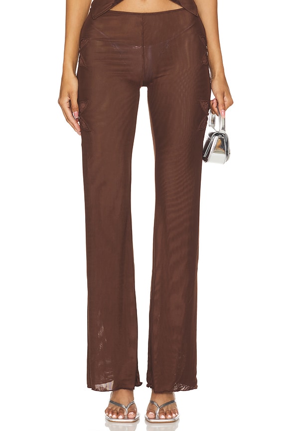 view 2 of 6 PANTALÓN KELLER in Chocolate Brown