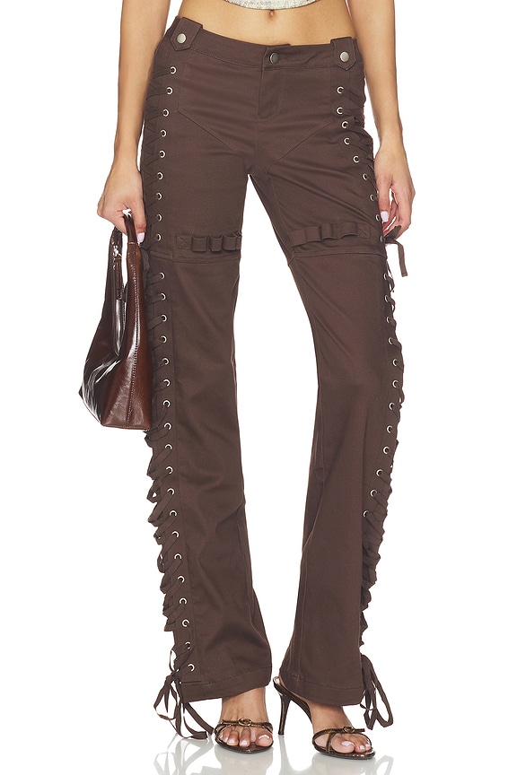 view 1 of 7 PANTALON HOLLY in Brown
