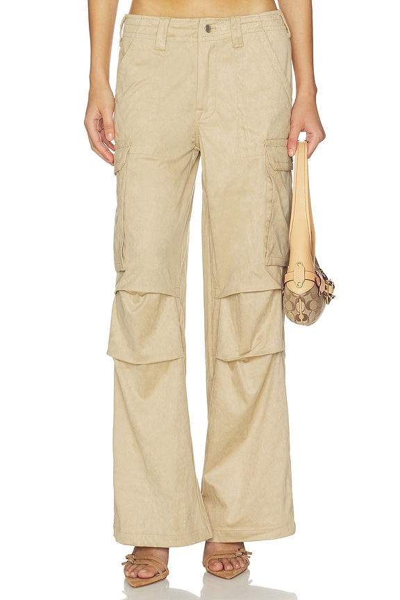 view 1 of 6 PANTALON EFFIE CARGO in Brown