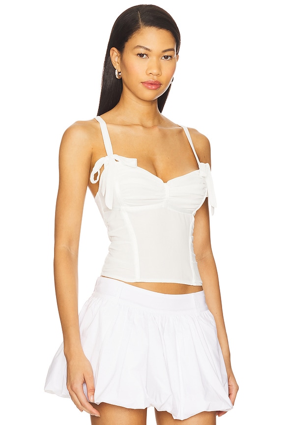 view 2 of 4 Queenie Top in White