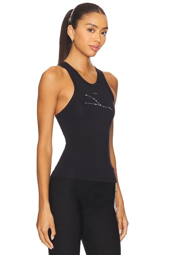 view 2 of 5 Taurus Zodiac Tank in Black