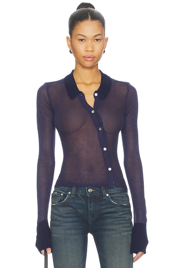 view 2 of 5 Davina Top in Navy