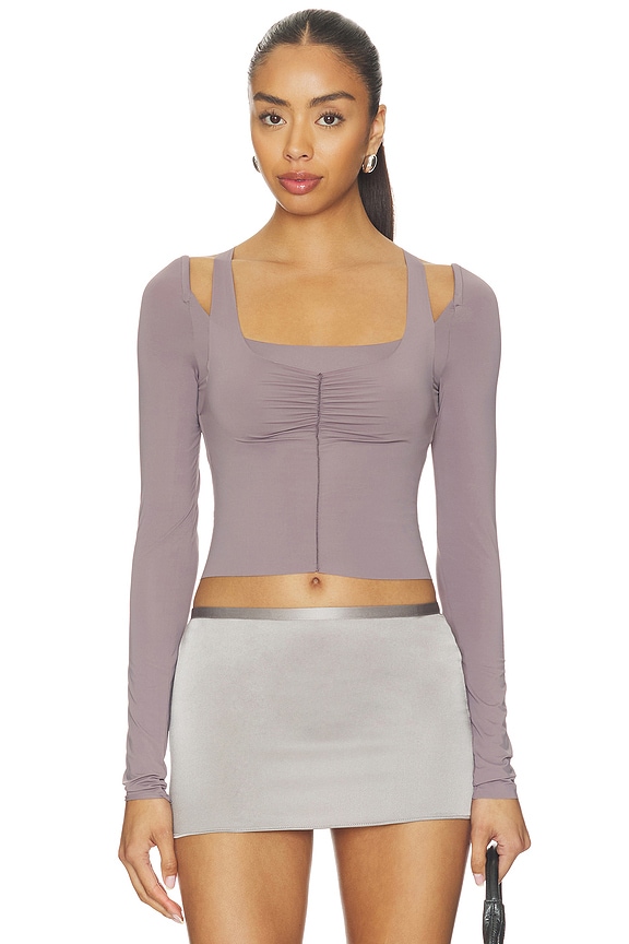 view 1 of 4 Nerina Top in Steel