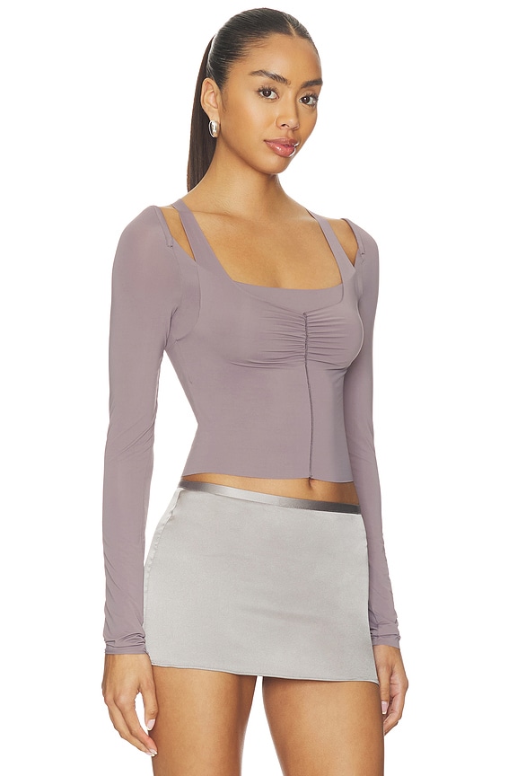 view 2 of 4 Nerina Top in Steel
