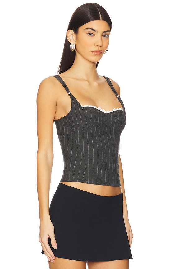 view 2 of 5 Marrion Corset in Grey