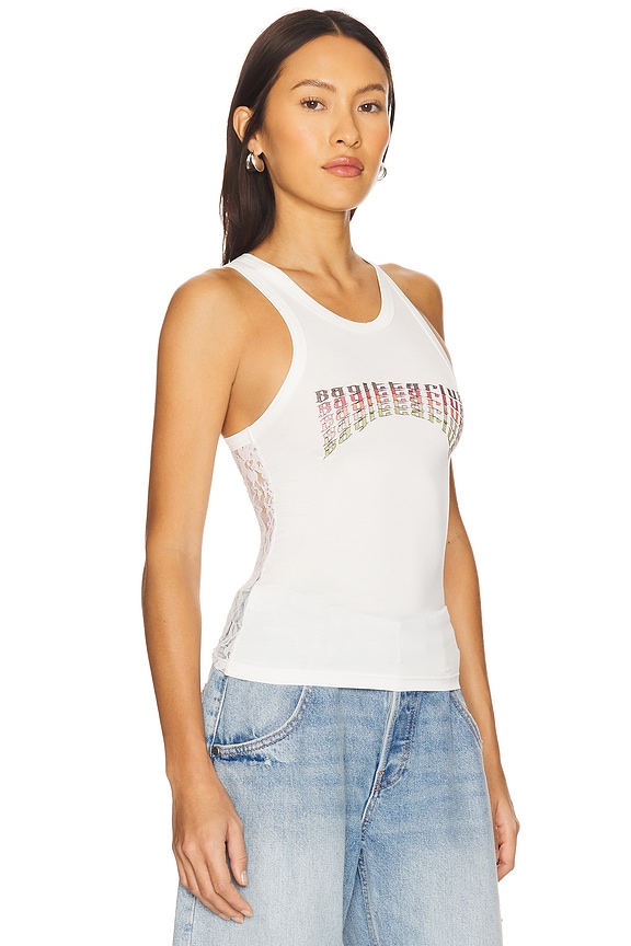 view 2 of 4 Sagittarius Zodiac Tank in White