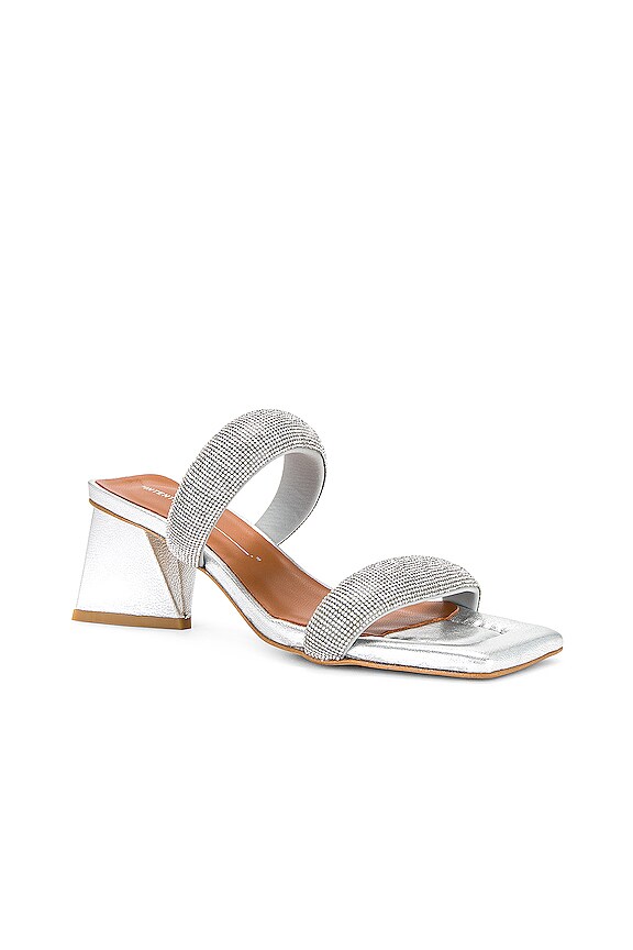 view 2 of 5 SANDALES À TALONS RAZZLE in Silver