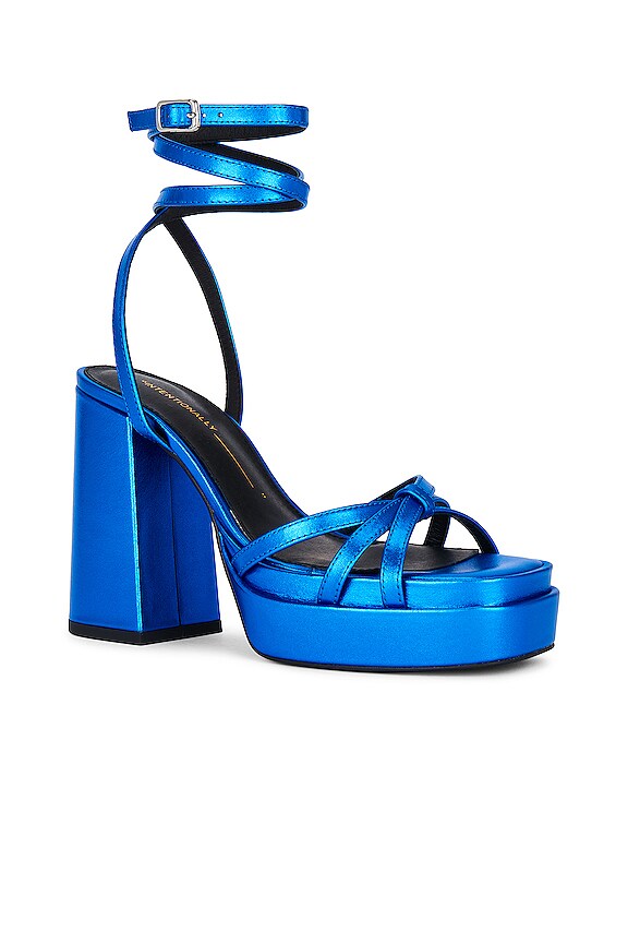 view 2 of 5 x REVOLVE Detroit Platform Sandal in Royal Blue