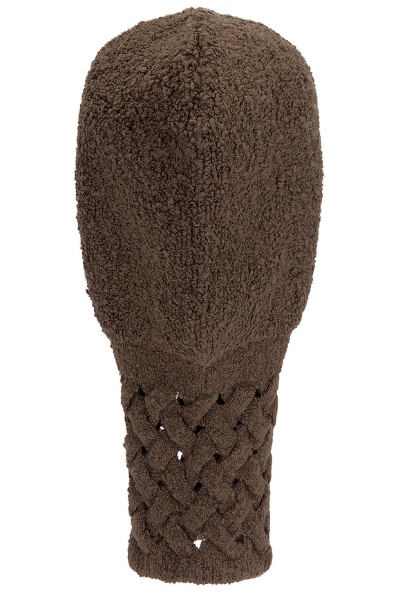 view 2 of 4 Cableweave Balaclava in Soil