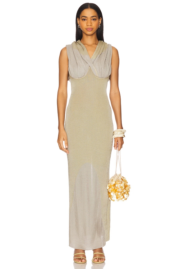 view 2 of 4 Lowhood Maxi Dress in Seafoam