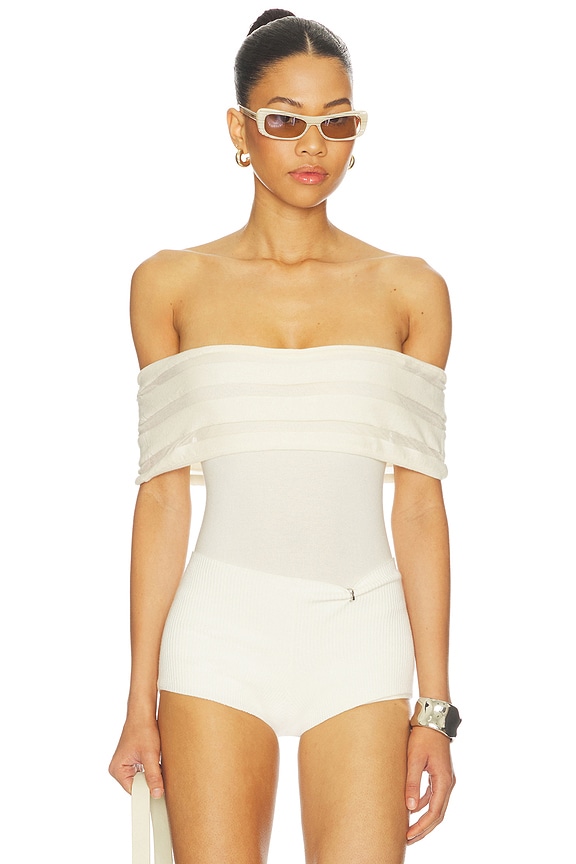 view 1 of 5 Stacks Top in Off White