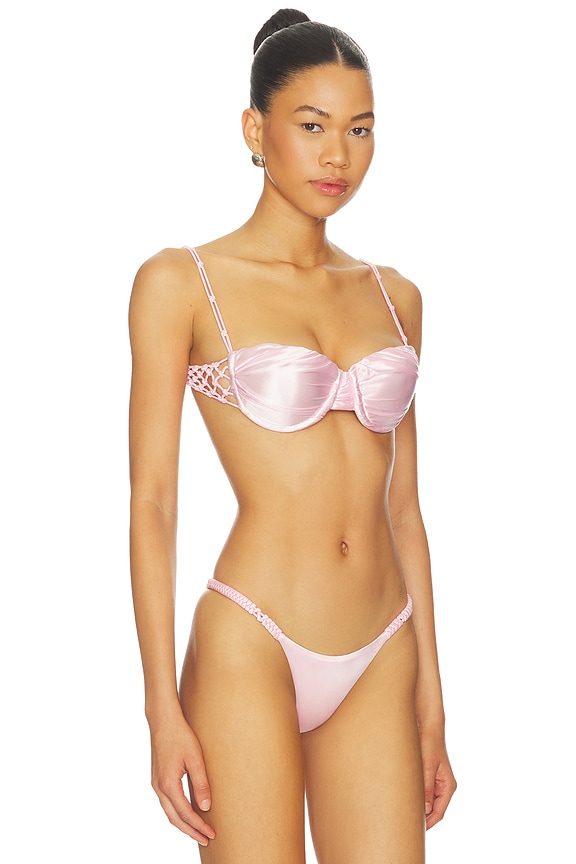 view 2 of 4 Ride Bikini Top in Pink