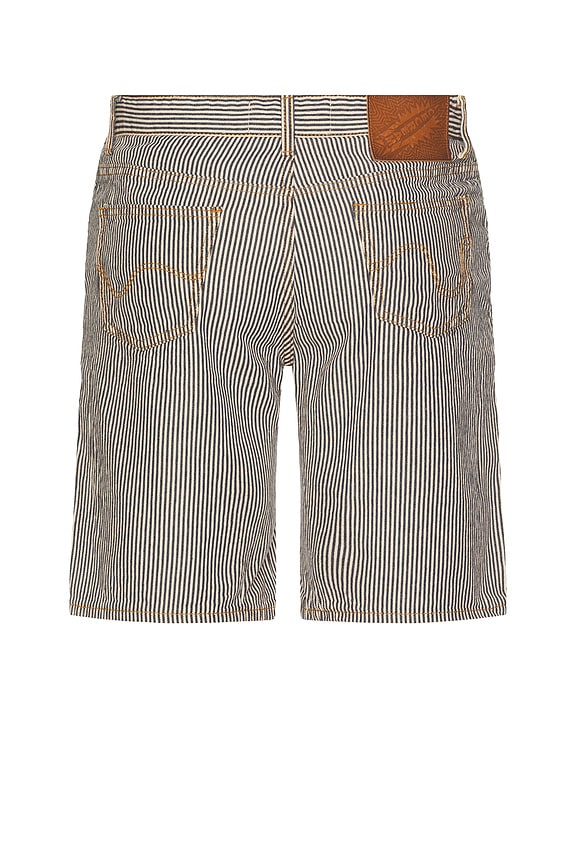 view 2 of 5 Pin Shorts in Hickory Stripe