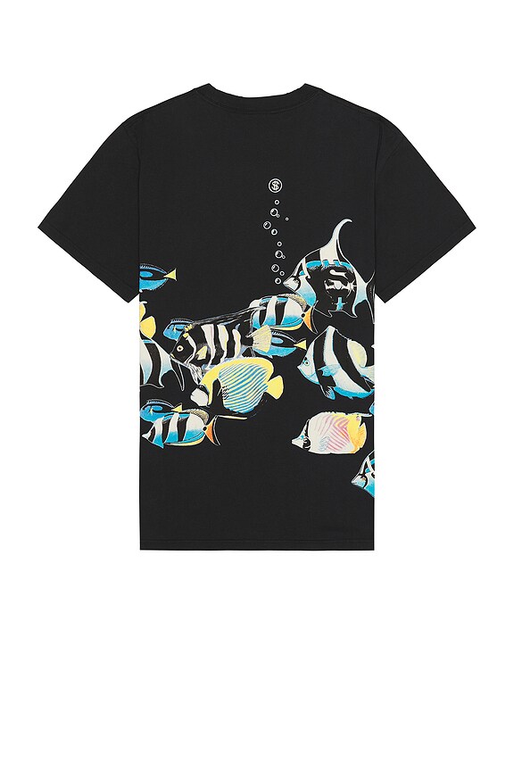 view 2 of 3 Fish Scale Tee in Stretch Limo