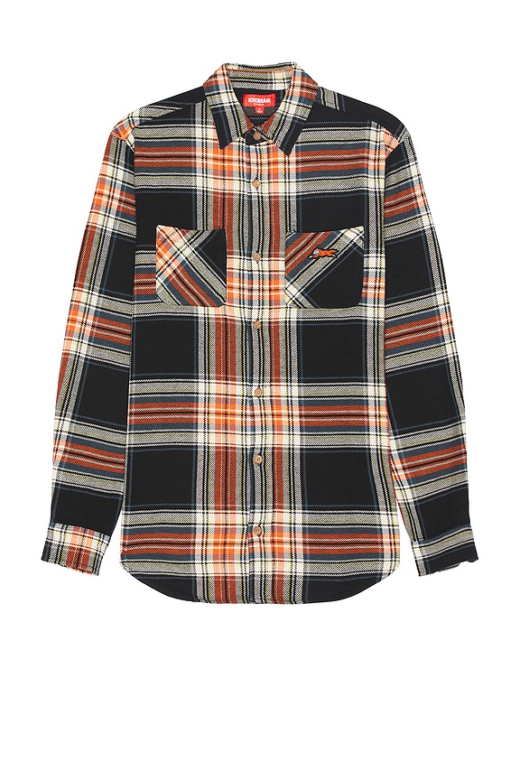 view 2 of 4 Script Woven Shirt in Plaid