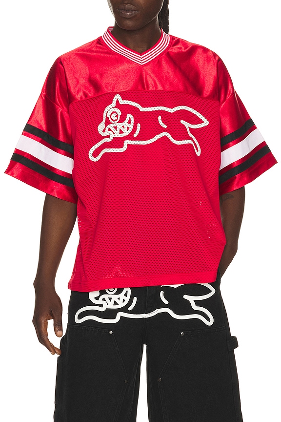 view 1 of 5 For Us Jersey in Pompeian Red