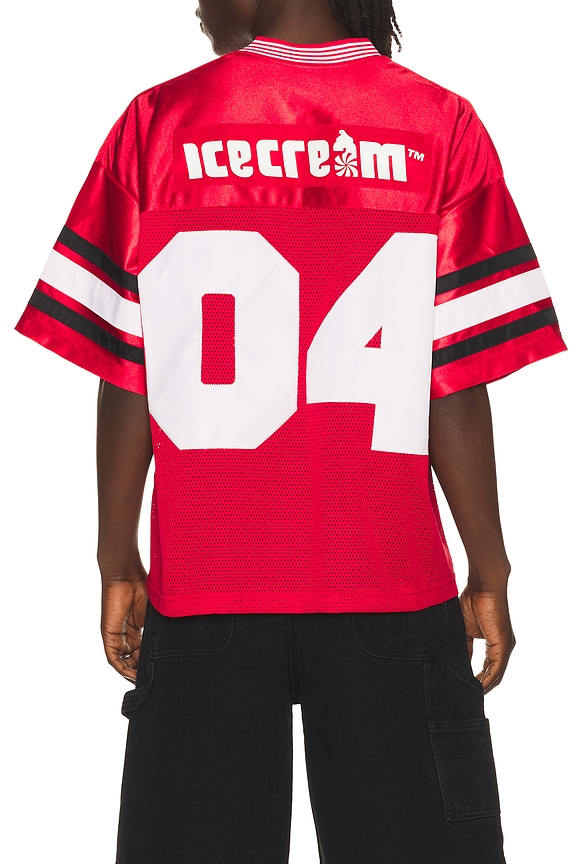 view 2 of 5 For Us Jersey in Pompeian Red