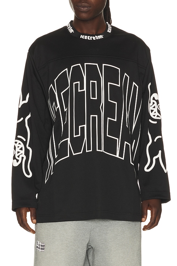 view 1 of 4 HYPERDRIVE 長袖Tシャツ in Black