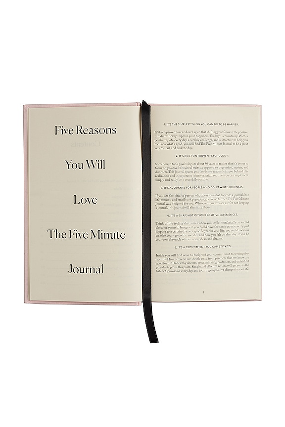 view 2 of 6 FIVE MINUTE 일기장 in Blush