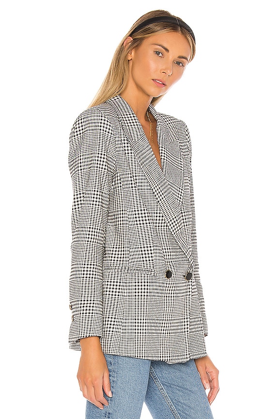view 2 of 4 DB Blazer in Black & White Houndstooth