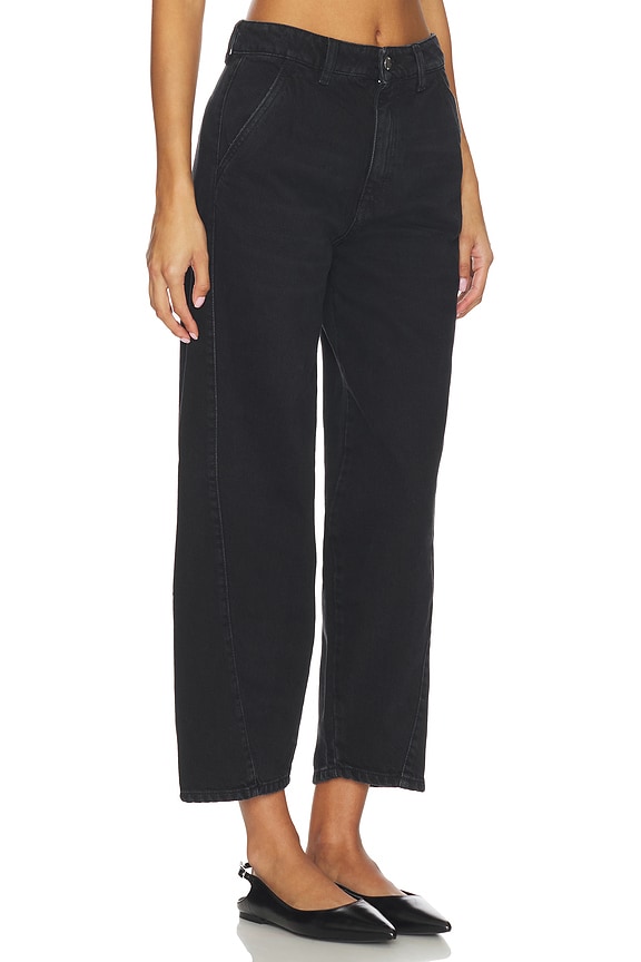 view 2 of 6 Juno Wide Leg Jeans in Graphite Black