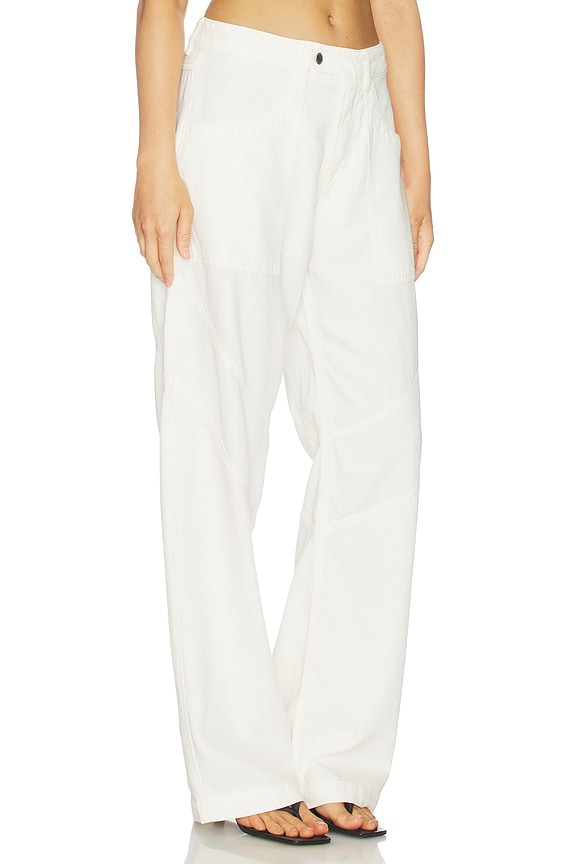 view 2 of 6 Lysa Wide Leg Jeans in White