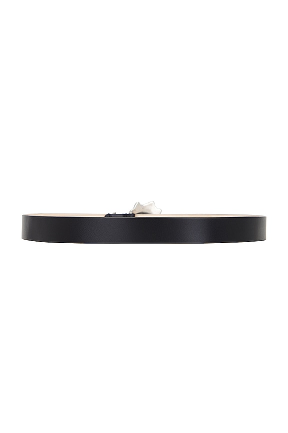 view 2 of 3 Celenia Belt in Black & Transparent Silver