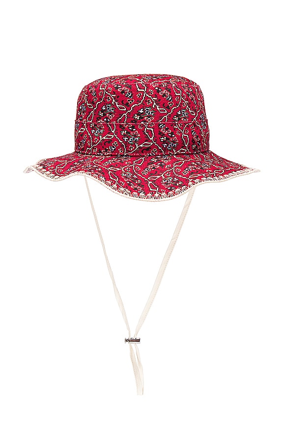 view 2 of 3 Bellary Bucket Hat in Cranberry