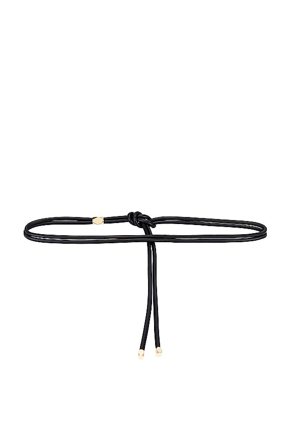 view 2 of 3 CEINTURE SILVIA in Black & Gold