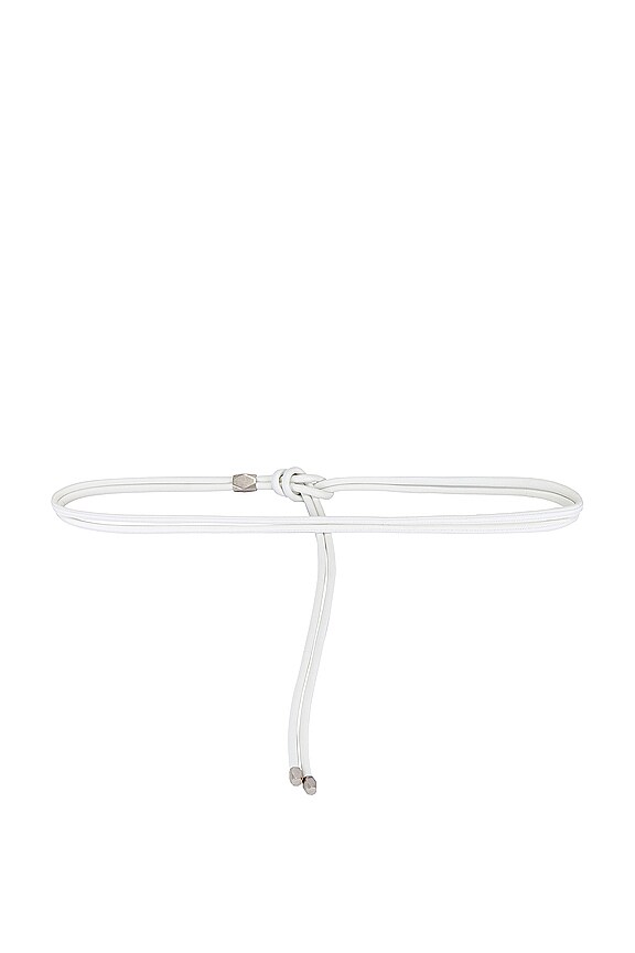 view 2 of 3 SILVIA ベルト in White & Silver