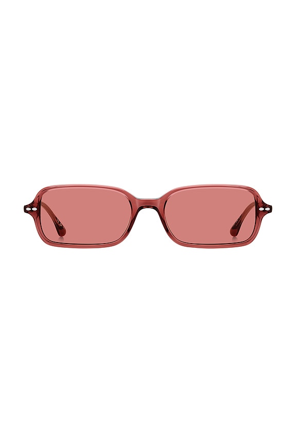 view 1 of 2 Square Sunglasses in Red & Pink