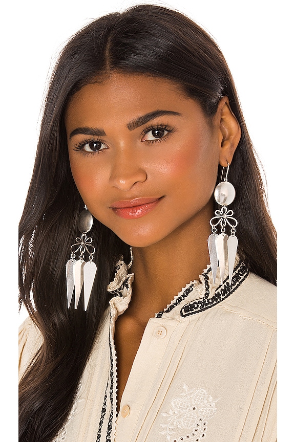 view 1 of 3 PENDIENTE JAMES in Silver