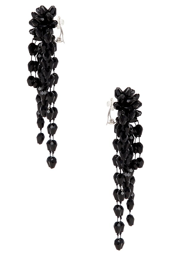 view 2 of 3 イヤリング in Black & Silver