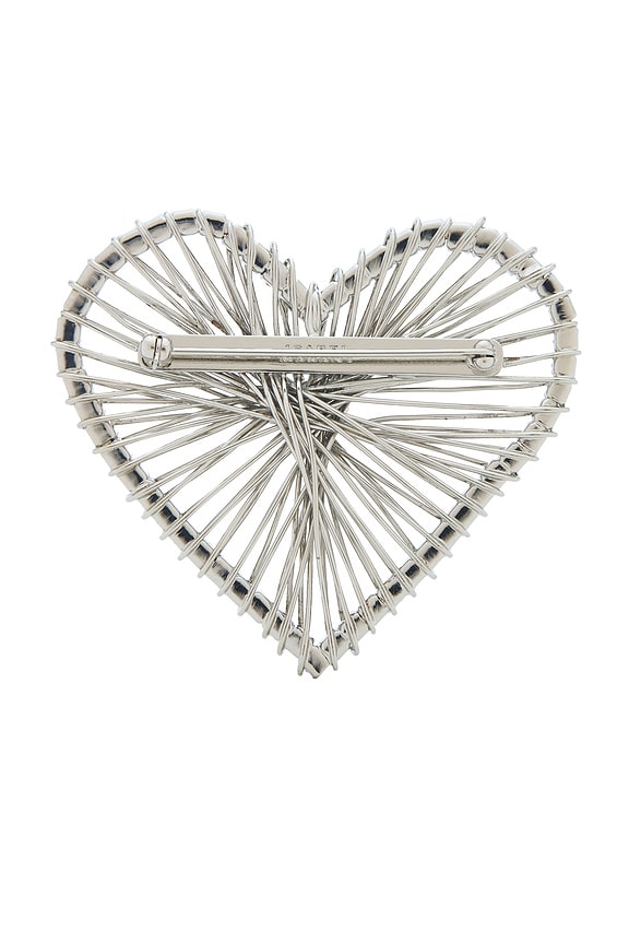 view 2 of 3 BROCHE EDEN in Transparent & Silver