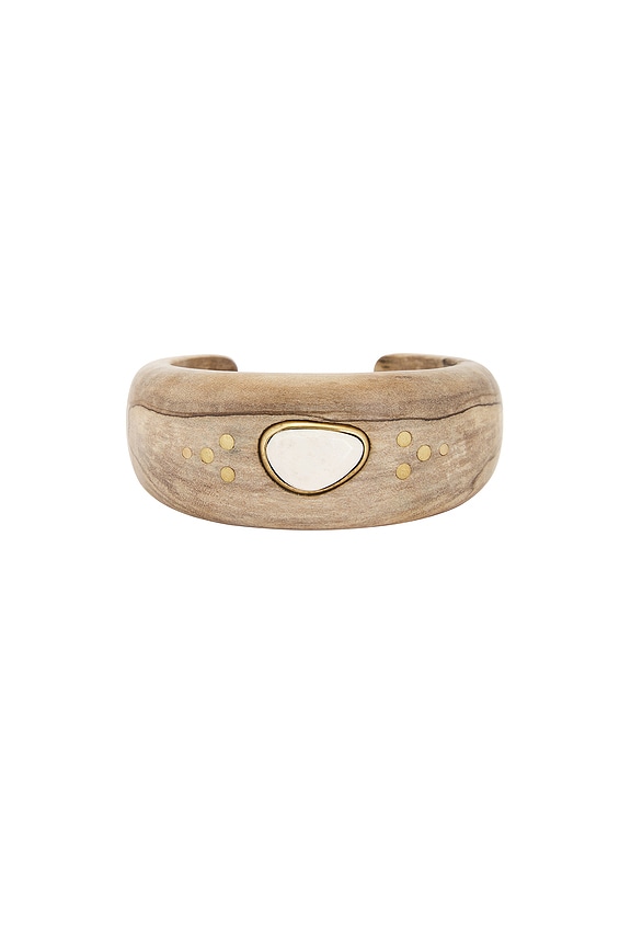 view 2 of 3 BRAZALETE LAYLA CUFF in Twill & Bronze
